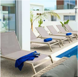 ANDRIANA SUNBED TAUPE ALUMINIUM AND BEIGE TEXTILENE 4x4 20128 ANDRIANA ΞΑΠΛΩΣΤΡΑ ΣΕ ΚΑΜΗΛΟ ΑΛΟΥΜΝΙΟ ΚΑΙ ΜΠΕΖ ΥΦΑΣΜΑ 4x4 20128 